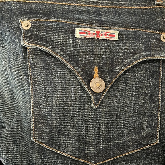 Hudson Jeans Collin Skinny Jeans in Dark Indigo Blue Size 25 - Picture 7 of 7